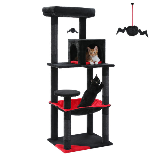 Gothic Cat Tree for Indoor Cats,