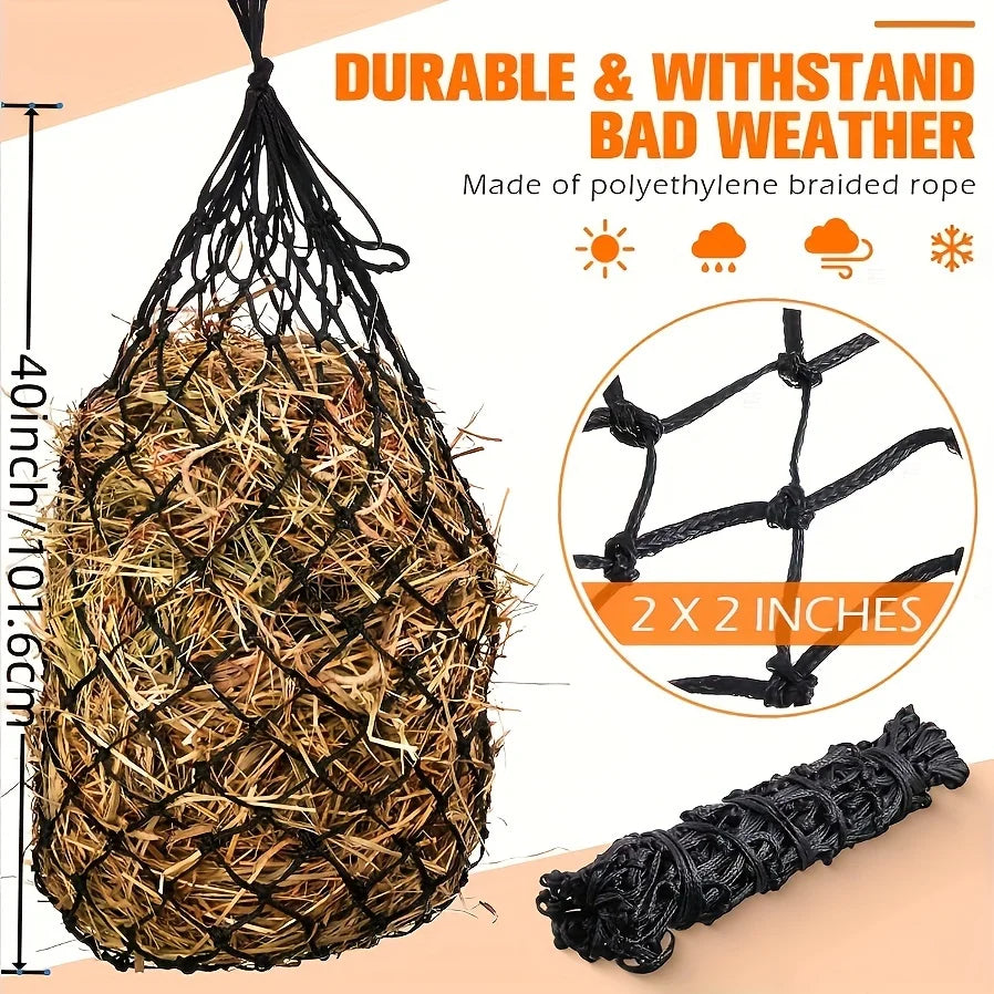2pcs Horse Hay Net