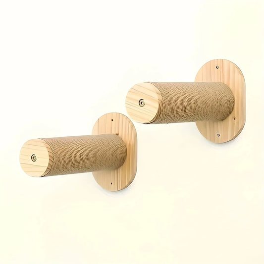 Cat Hammock Wall Mounted Cat Shelf With Two Steps