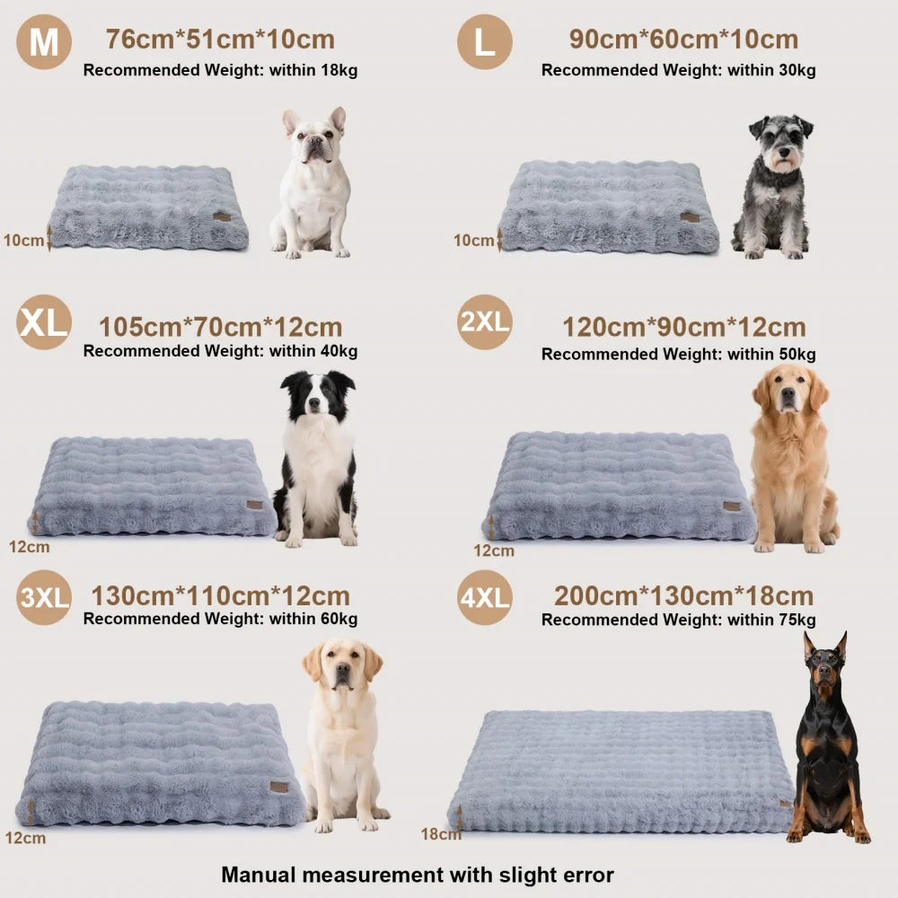 Ultra Plush Dog Bed Soft Pet Cushion