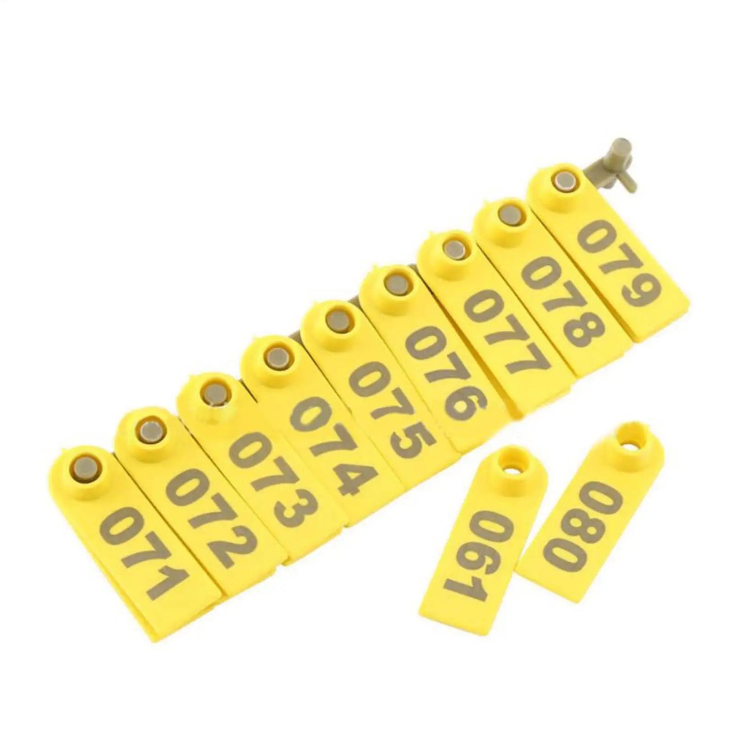 Cattle Ear Tags 100 Pieces Numbered