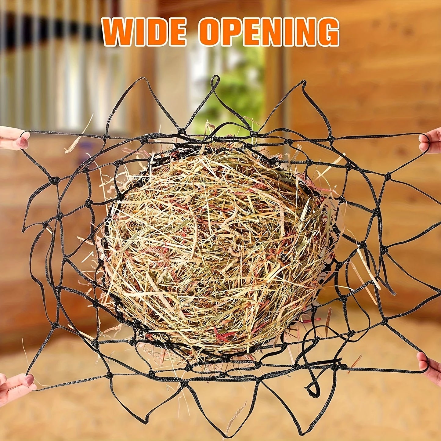 2pcs Horse Hay Net