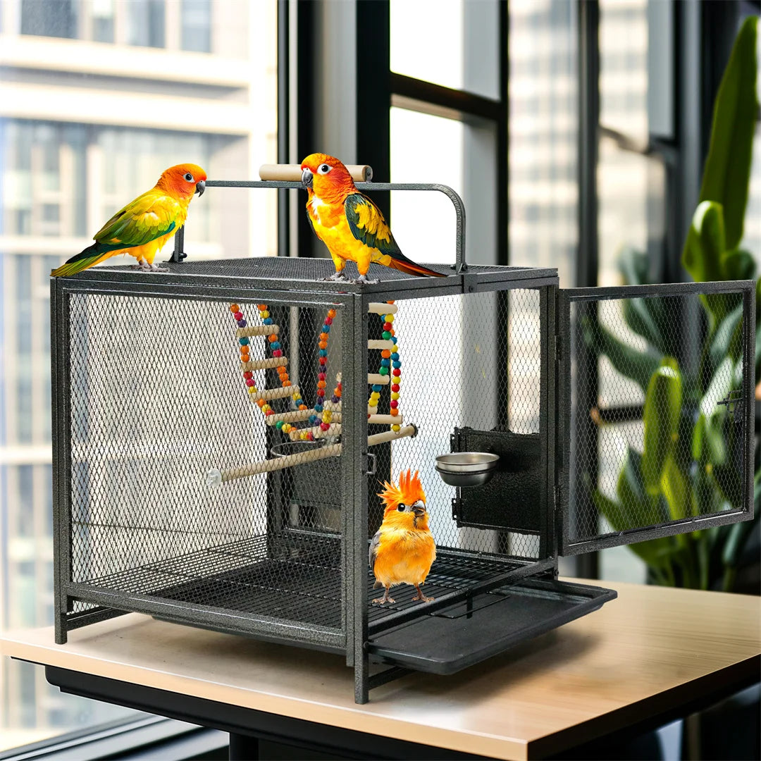 Portable Bird Cage Travel Carrier