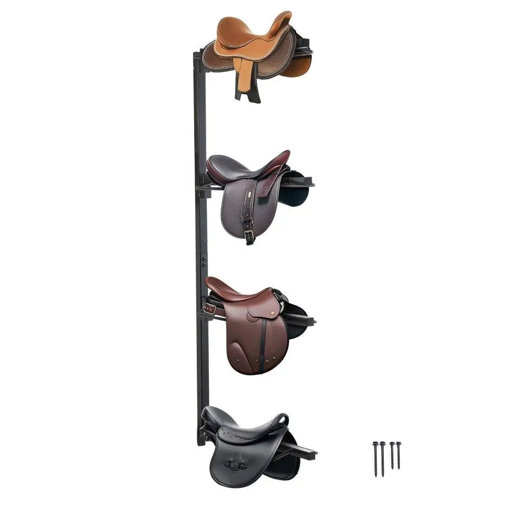 Wall Mounted Saddle Rack Four Tier