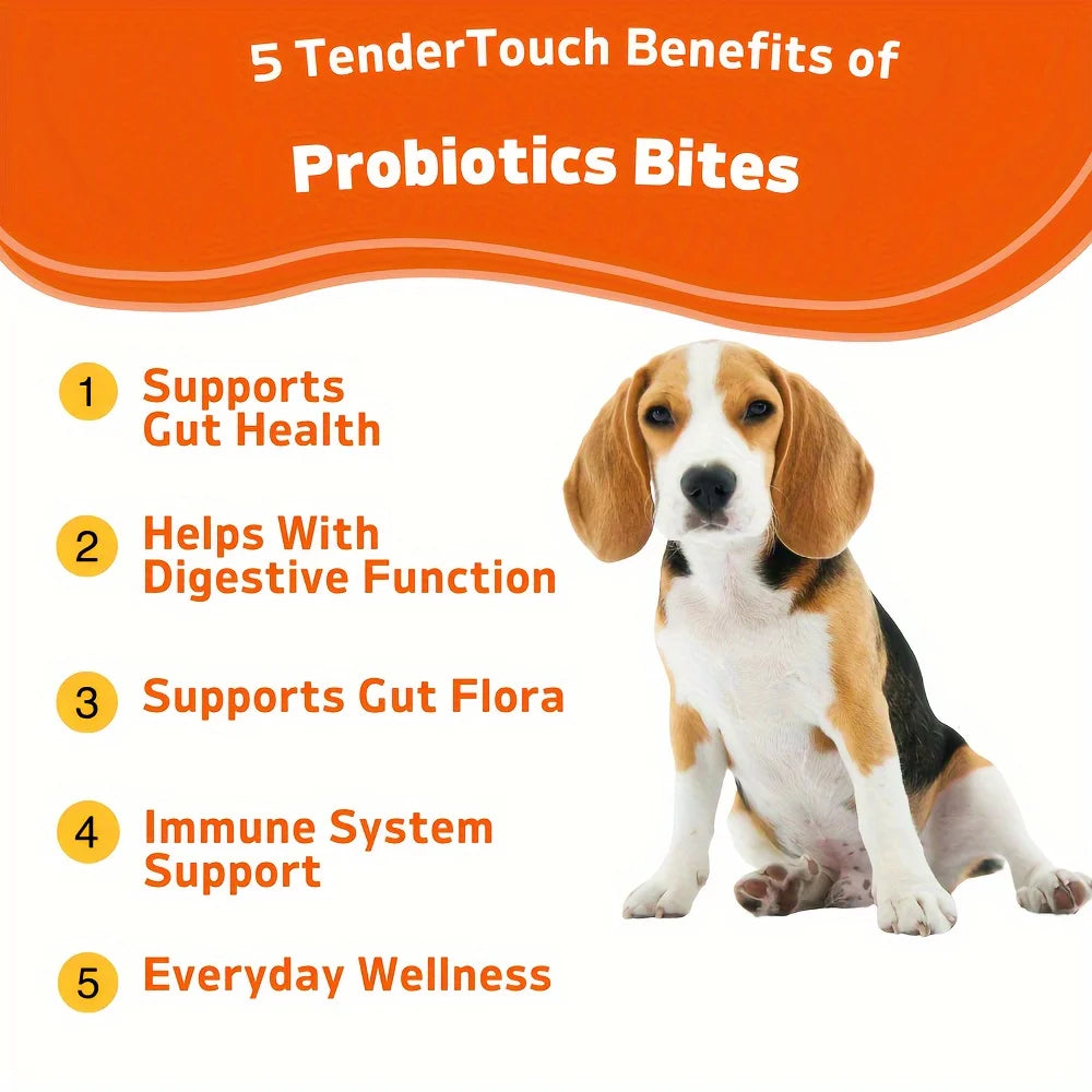 120 Chews -  Dog Probiotics for Digestive Support